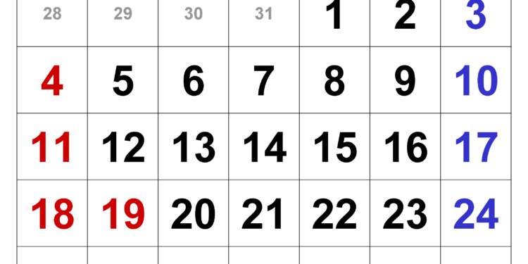 June 2023 Calendar Printable