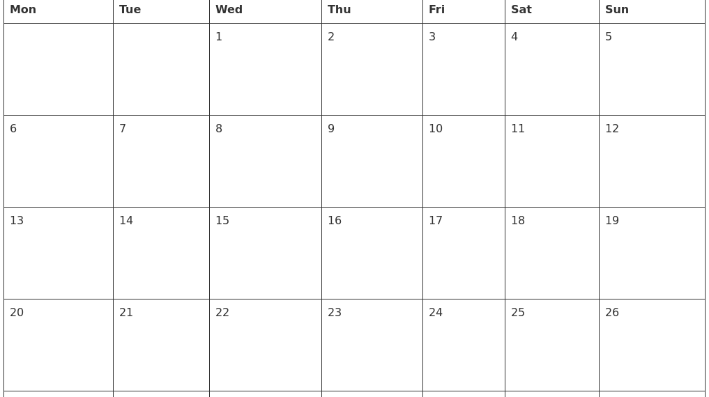 March 2023 Calendar Printable Free