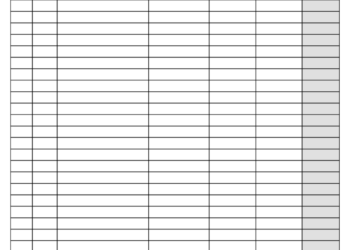 Mileage Log Template