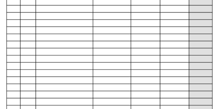 Mileage Log Template