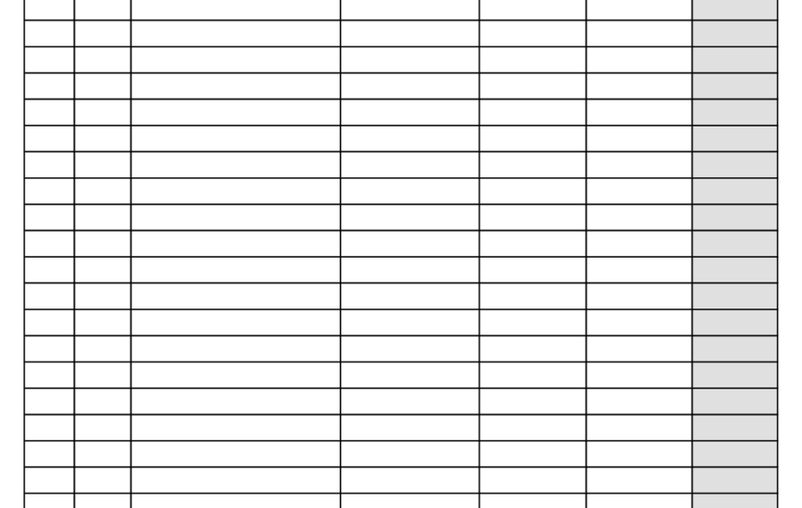Mileage Log Template