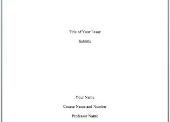 Cover Page for Assignment