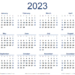 Free Printable Mini Calendar 2023
