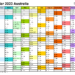 Printable Monthly Calendar 2023 Australia