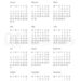 Bullet Journal Calendar Printable 2023