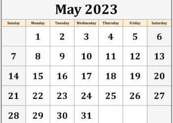May 2023 Calendar Printable Wincalendar