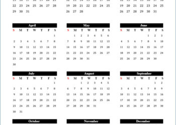 Free Printable Family Calendar 2023