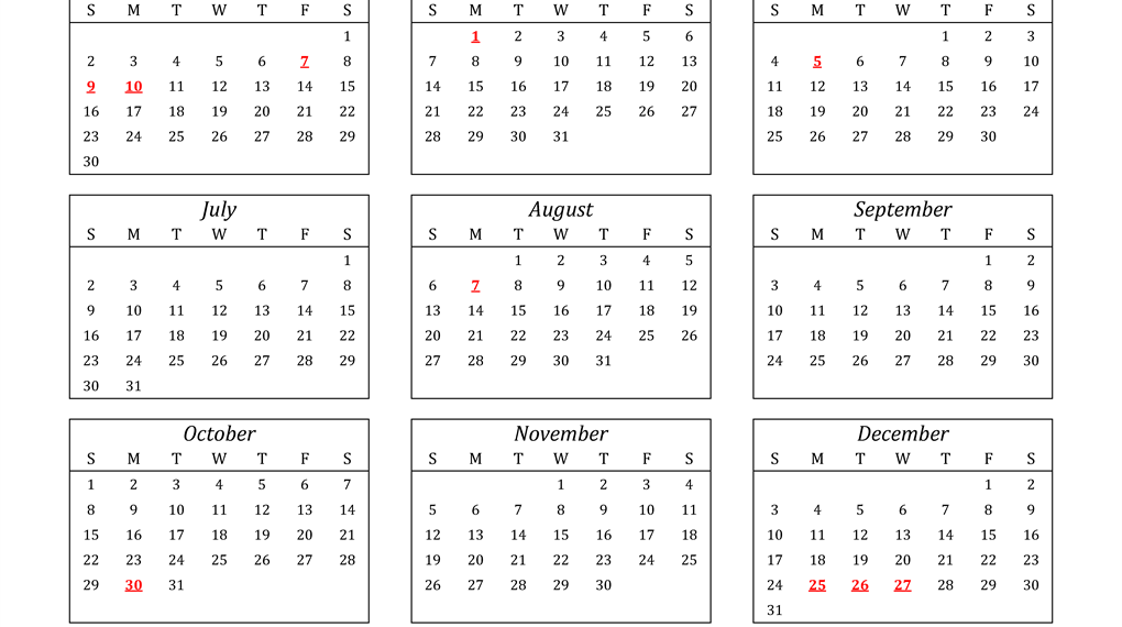Free Printable Desk Calendar 2023 Templates