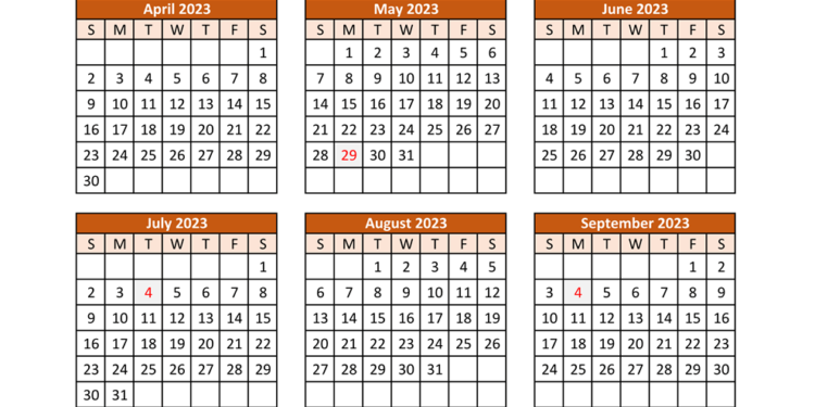 Printable Full Year Calendar 2023