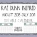 Rae Dunn Calendar 2023 Printable