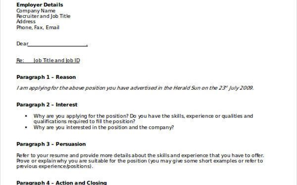 Cover Letter Template Word Doc