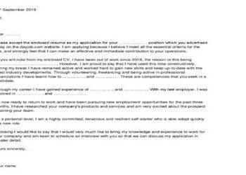 Project Manager for Airline Cover Letter