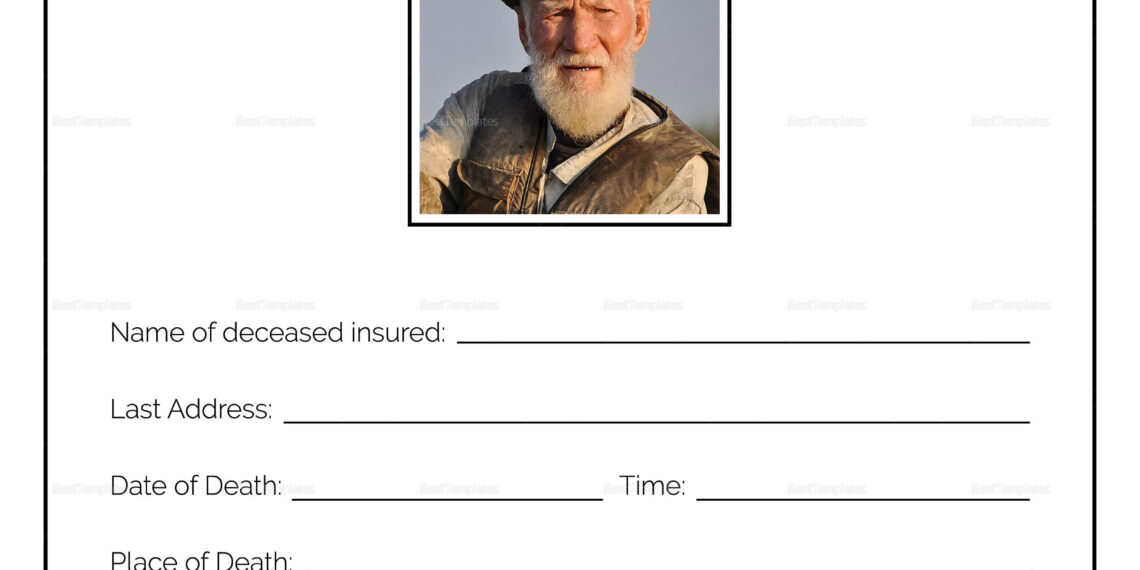 Death Announcement Templates