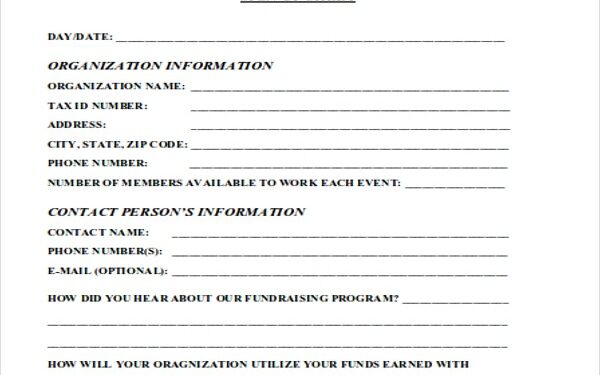Non Profit Sheet Template