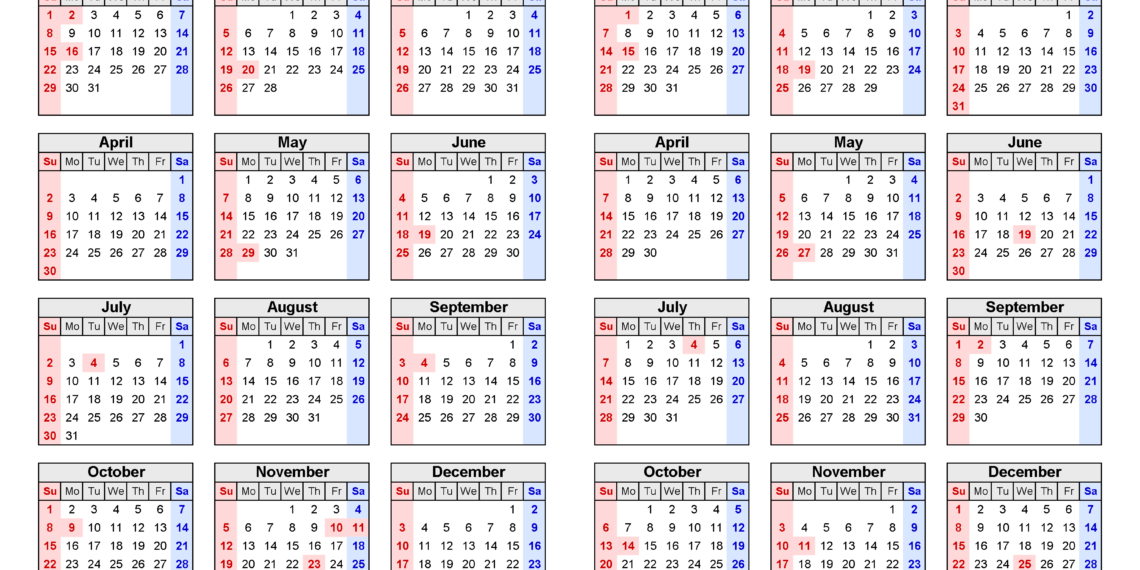 Printable Calendar 2023 And 2024