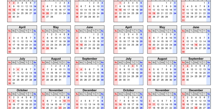 Printable Calendar 2023 And 2024