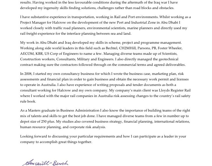 Cover Letter for Environmental Scientist