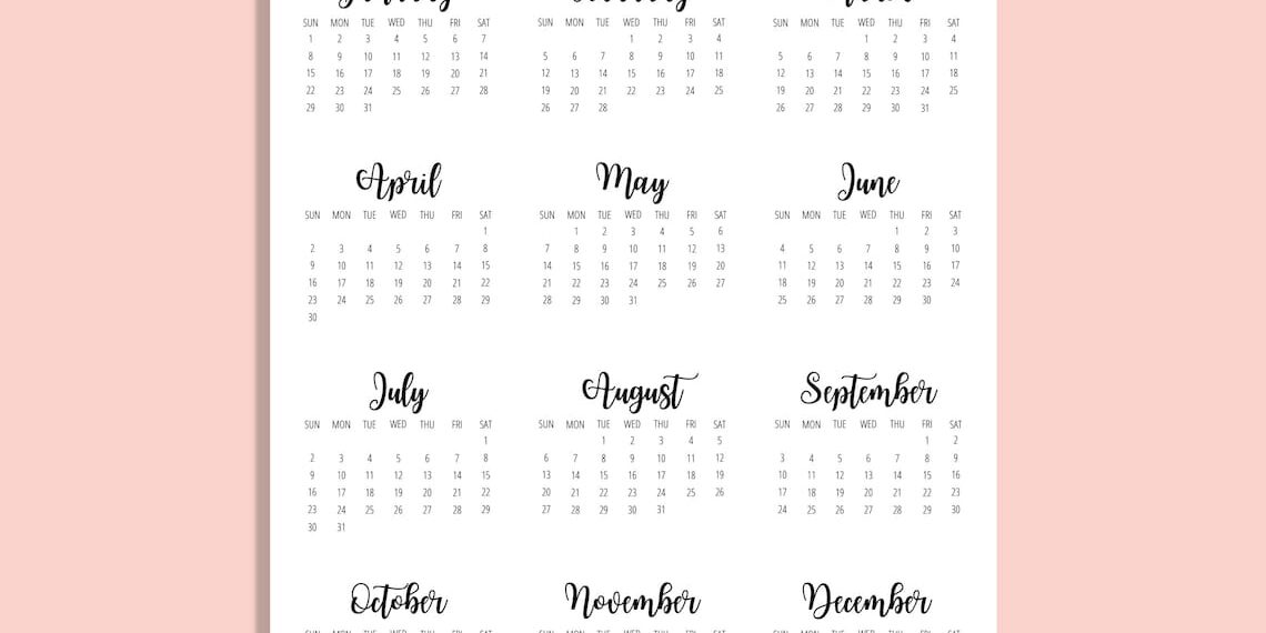 Free Printable Save The Date Calendar 2023 Fun