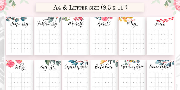 Wall Calendar 2023 Printable