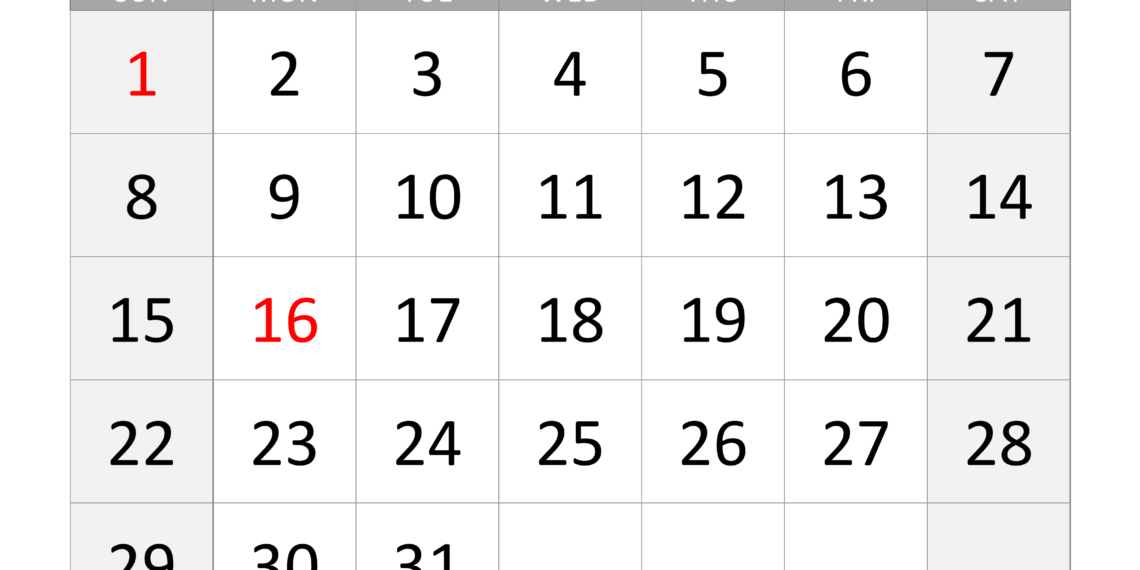 Free Calendar 2023 Printable With Holidays