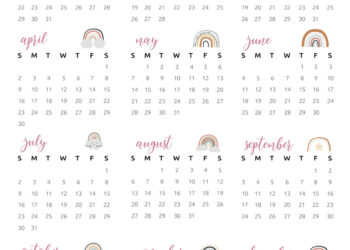 2023 Calendar 8 1 2 X 11 Printable