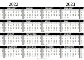 Printable 2 Month Calendar 2023