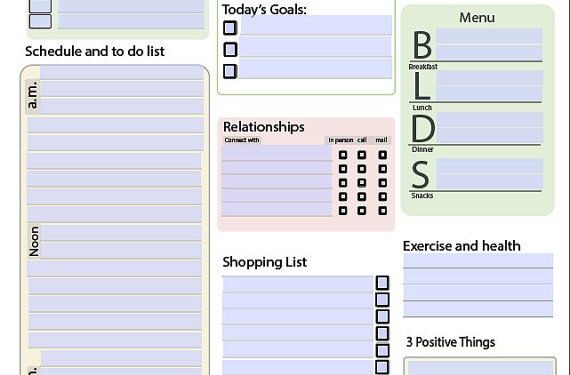 Day Planner Template