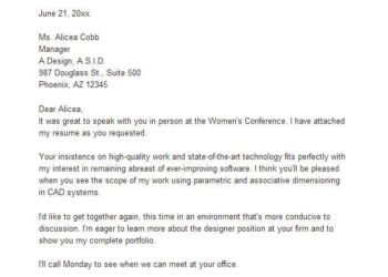 Cad Designer Cover Letter