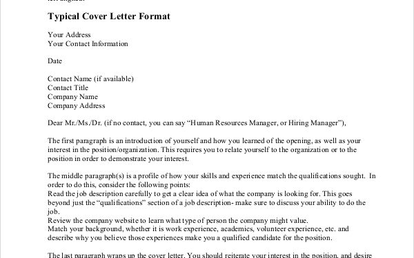 Cover Letter Introduction Samples
