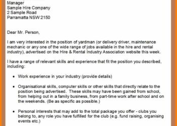 Good Cover Letter Examples