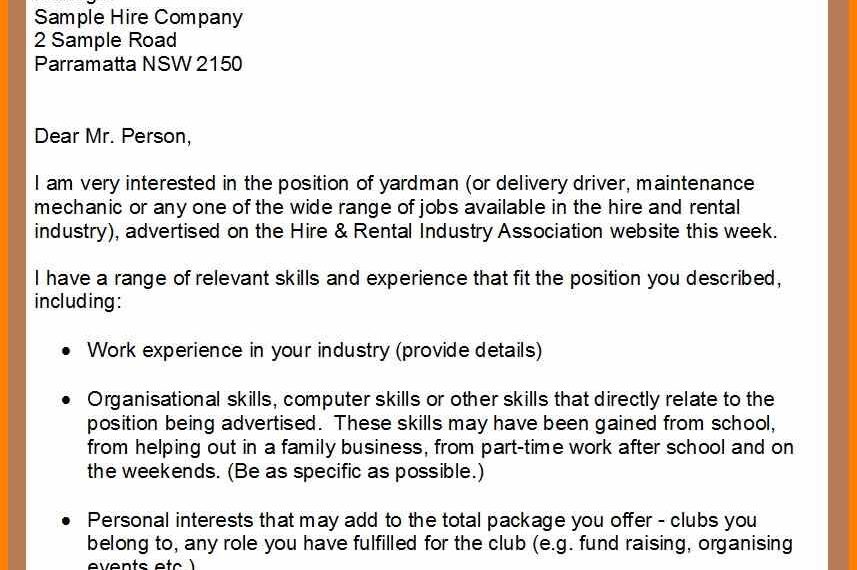 Good Cover Letter Examples