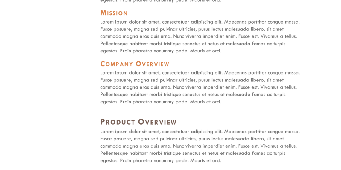 Sales Proposal Templates