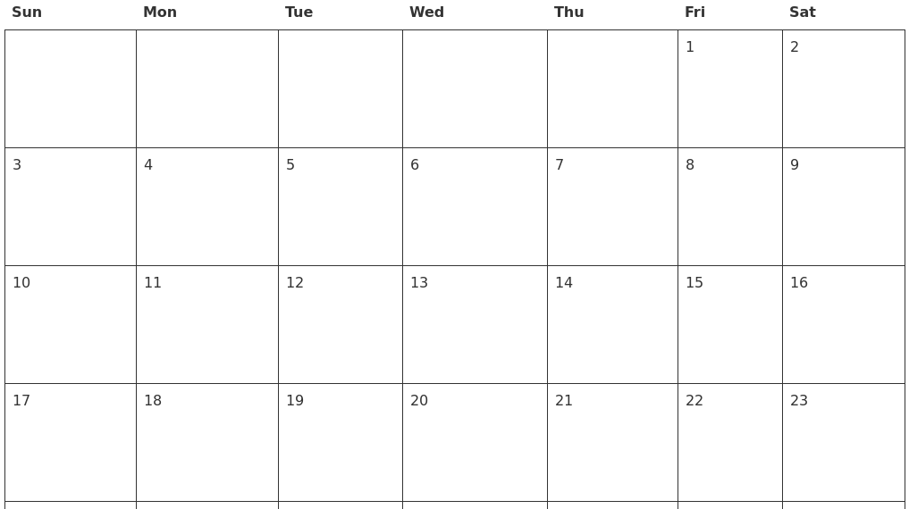Printable September 2023 Calendar