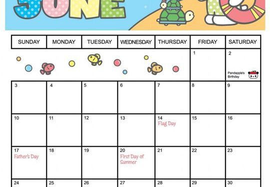 Sanrio Printable Calendar 2023 Hello Kitty