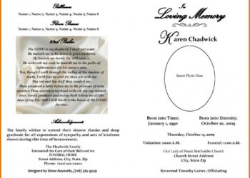 Fill in The Blank Obituary Template