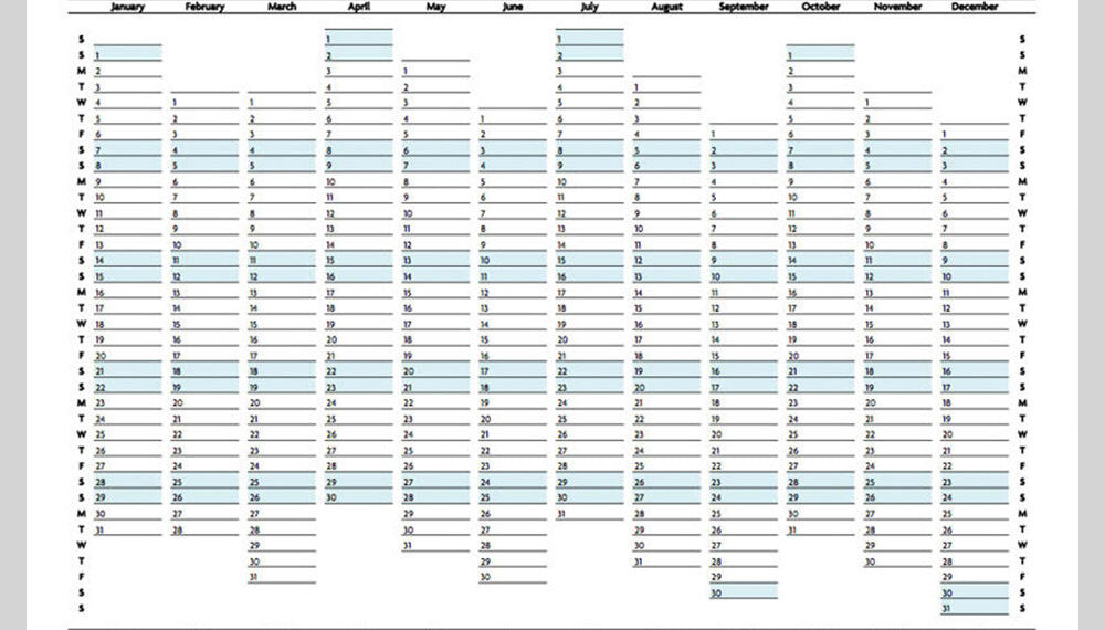 2023 Planner Calendar Printable Giant
