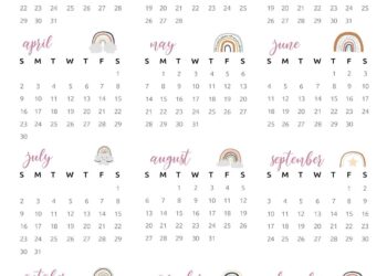 Kawaii Calendar 2023 Printable
