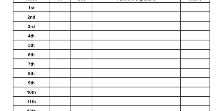 Daily Attendance Sheet Pdf