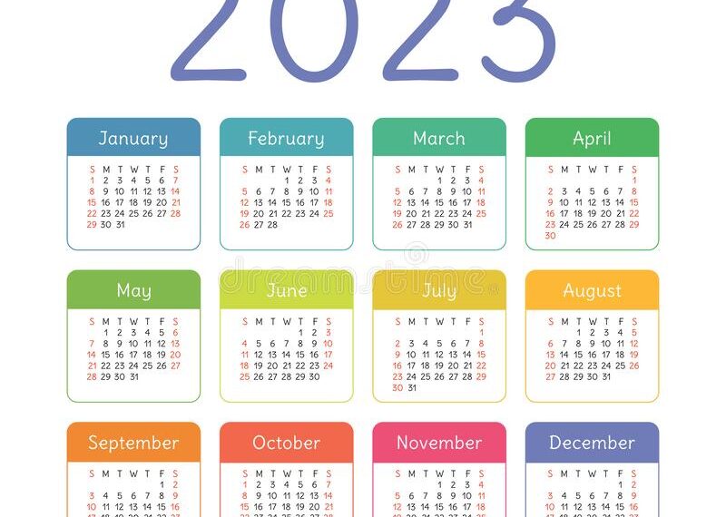 Kids Calendar Printable 2023